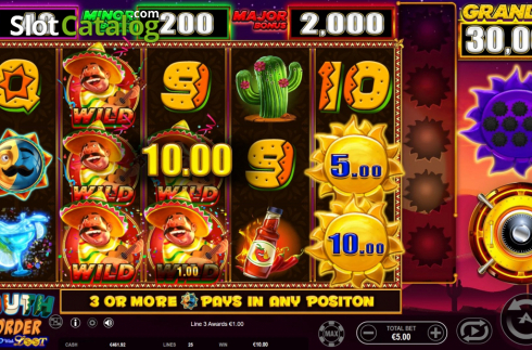 Скрин5. South of the Border слот