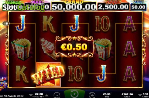 Скрин4. Grand Circus слот
