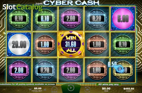 Скрин4. Cyber Cash слот