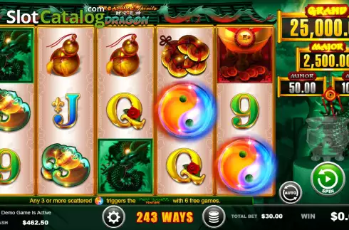 Скрин2. Treasure Spirits Dragon слот
