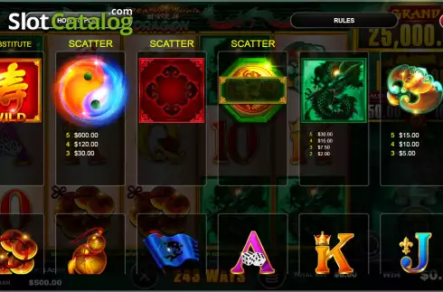Скрин5. Treasure Spirits Dragon слот