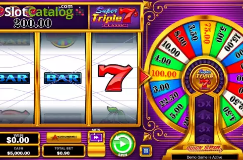 Скрин2. Super Triple 7s Classic слот