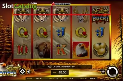 Скрин3. Eagle Bucks слот
