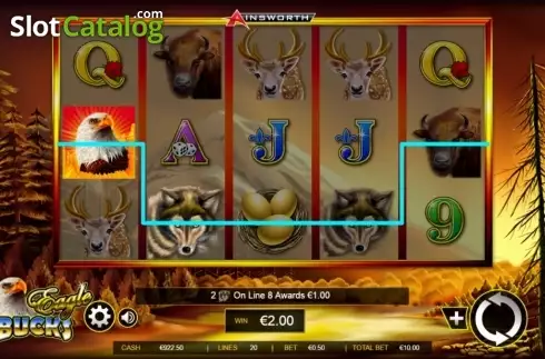 Скрин4. Eagle Bucks слот