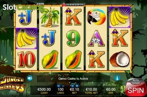 Скрин2. Jungle Monkeys слот