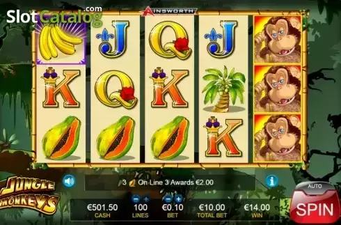 Скрин3. Jungle Monkeys слот