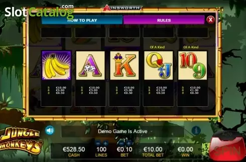Скрин6. Jungle Monkeys слот