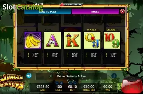 Скрин8. Jungle Monkeys слот