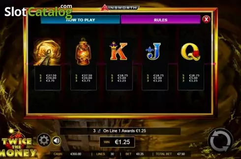 Скрин5. Twice The Money слот