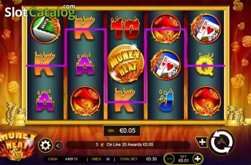 Скрин2. Money Heat слот