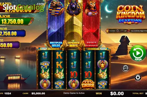 Скрин2. Coin Kingdom Egyptian слот