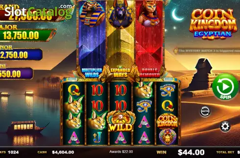 Скрин3. Coin Kingdom Egyptian слот