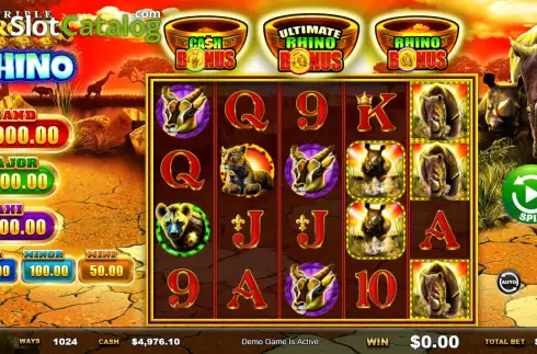 Скрин2. Triple Troves Rhino слот