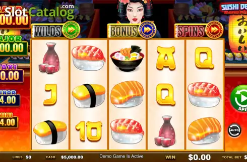 Скрин2. Sushi Delight Rapid Feature слот