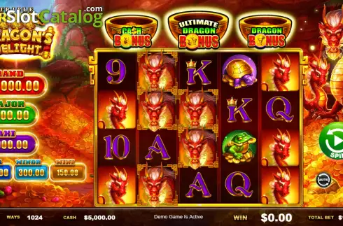 Скрин2. Triple Troves Dragon's Delight слот