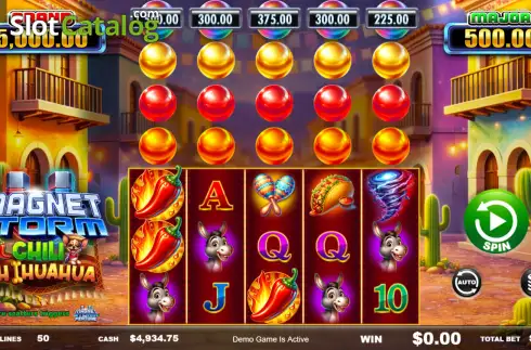 Скрин2. Magnet Storm Chili Chihuahua слот