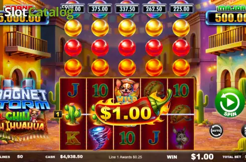 Скрин3. Magnet Storm Chili Chihuahua слот