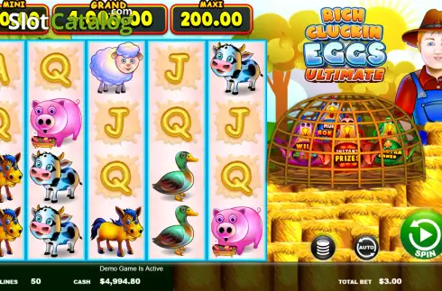 Скрин2. Rich Cluckin Eggs Ultimate слот