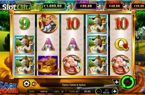Скрин2. Cash Hound слот