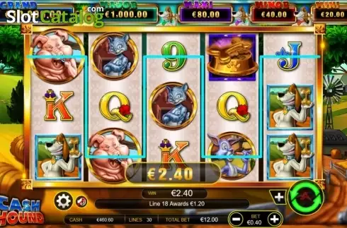 Скрин6. Cash Hound слот
