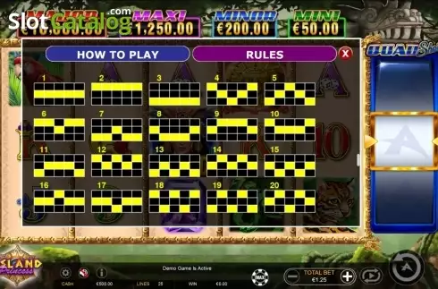 Скрин6. Island Princess Quad Shot слот