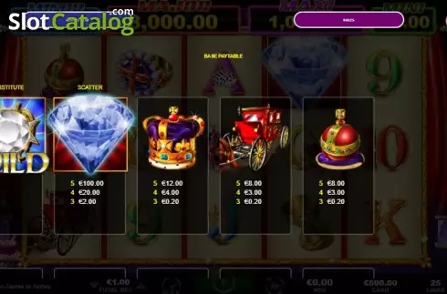 Скрин6. Royal Diamonds слот