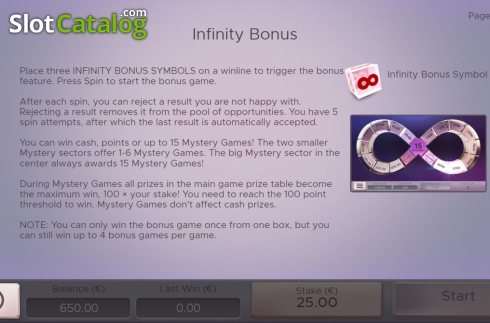 Скрин6. Infinity Dice слот