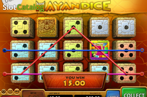 Скрин4. Mayan Dice слот