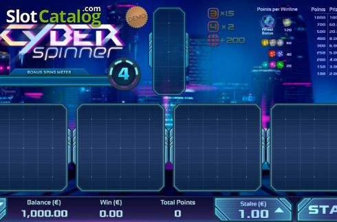 Скрин2. Cyber Spinner слот