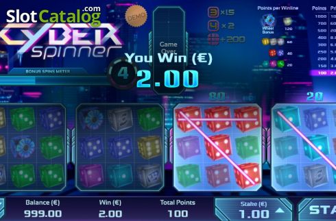 Скрин4. Cyber Spinner слот