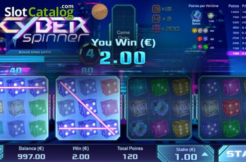Скрин5. Cyber Spinner слот