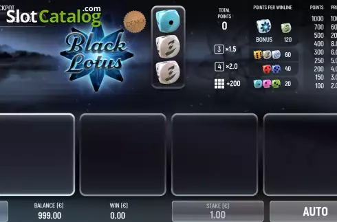 Скрин2. Black Lotus (Air Dice) слот