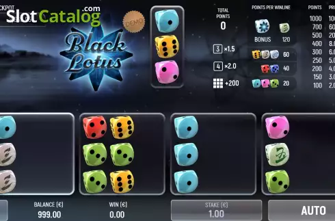 Скрин3. Black Lotus (Air Dice) слот