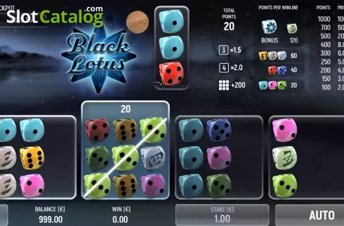 Скрин4. Black Lotus (Air Dice) слот