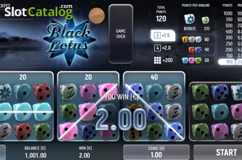 Скрин6. Black Lotus (Air Dice) слот