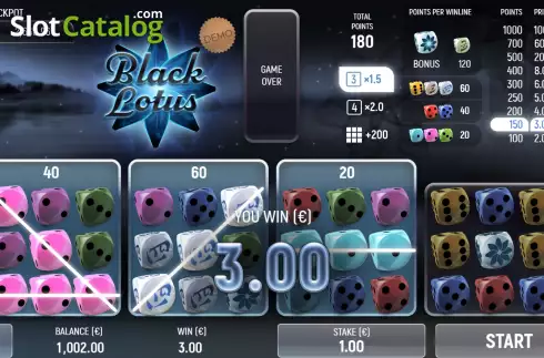 Скрин7. Black Lotus (Air Dice) слот
