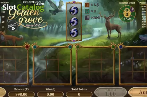 Скрин3. Golden Grove Numbers слот