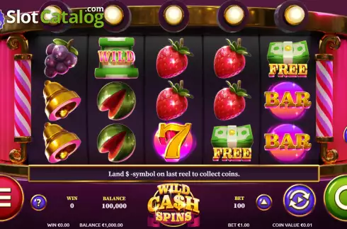 Скрин2. Wild Cash Spins слот