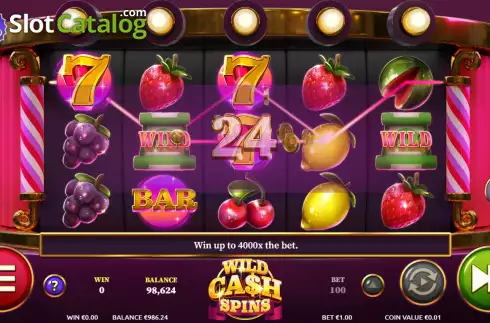 Скрин3. Wild Cash Spins слот