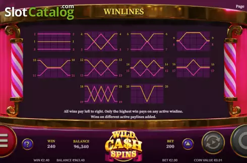 Скрин9. Wild Cash Spins слот