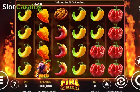 Скрин2. Fire Chili слот