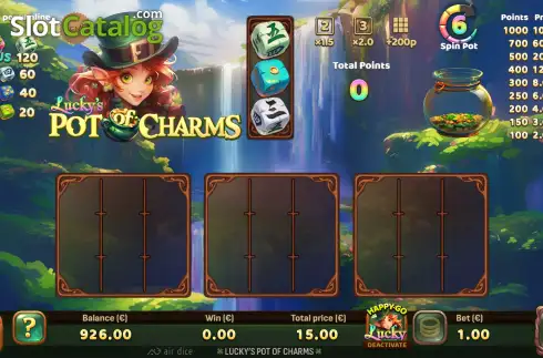 Скрин2. Lucky's Pot of Charms слот