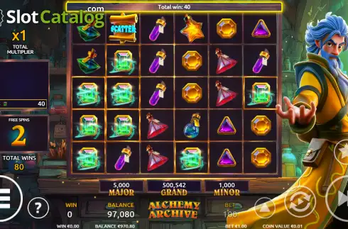 Скрин3. Alchemy Archive слот