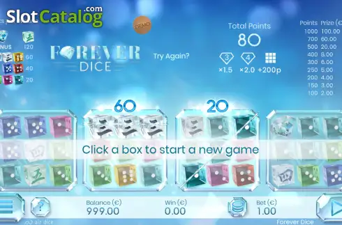 Скрин3. Forever Dice слот