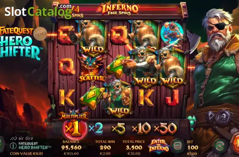 Скрин3. FateQuest: Hero Shifter слот