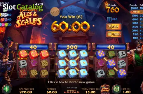 Скрин3. FateQuest: Ales & Scales слот