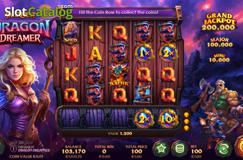 Скрин2. FateQuest: Dragon Dreamer слот