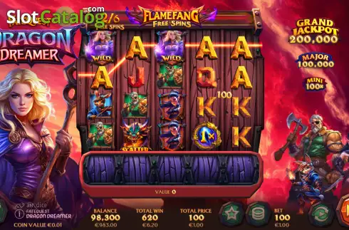 Скрин3. FateQuest: Dragon Dreamer слот
