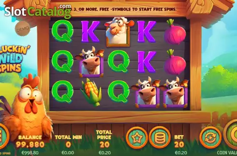 Скрин2. Cluckin' Wild Spins слот