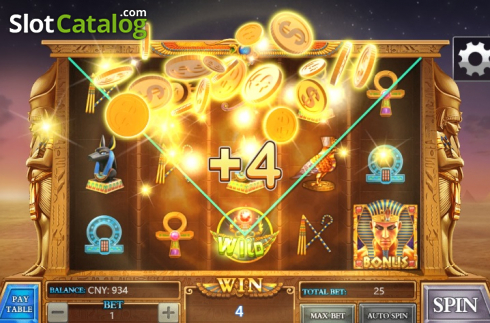 Скрин3. Pharaos Treasure (Aiwin Games) слот